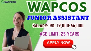 WAPCOS Junior Assistant Recruitment 2025 - Apply Offline WAPCOS Junior Assistant Recruitment 2025 - Apply Offline