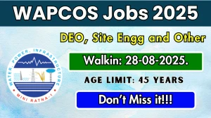 WAPCOS Recruitment 2025 – Walk in for 57 Data Entry Operator, Site Engineer and Other Posts