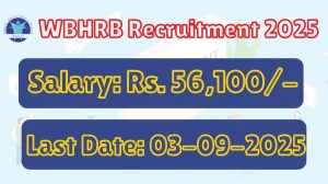 WBHRB Physicist cum Radiation Safety Officer Recruitment 2025 - Apply Online for 31 Posts