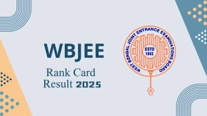 WBJEE Rank Card Result 2025 Out at wbjeeb.nic.in How to check Results Here