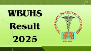 WBUHS Result 2025 Released at wbuhs.ac.in Direct Link to Download 7th Semester Result
