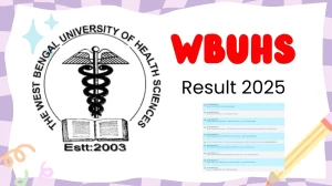 WBUHS Result 2025 Released at wbuhs.ac.in Direct Link to Download UG Course Result