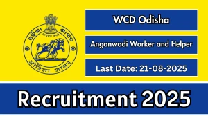 WCD Odisha Recruitment 2025 - Apply Online for 02 Anganwadi Worker and Helper Posts
