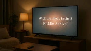 With Thieves, I Consort Riddle Answer Explained