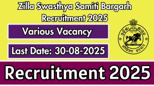 Zilla Swasthya Samiti Bargarh Recruitment 2025 - Apply Offline for 23 Social Worker, Psychiatric Nurse and More Posts