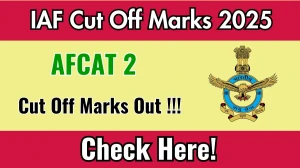 AFCAT 2 Cut Off Marks 2025 Released – Check Cut Off Marks at afcat.cdac.in AFCAT 2 Cut Off Marks 2025 Released – Check Cut Off Marks at afcat.cdac.in