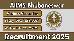 AIIMS Bhubaneswar Recruitment 2025 – Walk in for 01 Project Research Scientist, Project Tech Support Posts