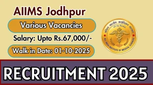 AIIMS Jodhpur Recruitment 2025 – Walk in for 06 Research Scientist, Laboratory Technician and More Posts