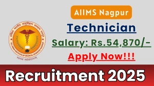 AIIMS Nagpur Technician Recruitment 2025 - Apply Online