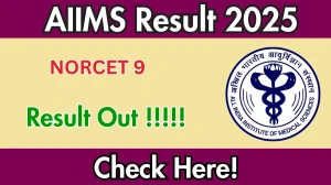 AIIMS NORCET 9 Stage 1 Result 2025 Declared: Download Prelims PDF and Direct Link at aiimsexams.ac.in. AIIMS NORCET 9 Stage 1 Result 2025 Declared: Download Prelims PDF and Direct Link at aiimsexams.ac.in.