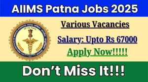AIIMS Patna Recruitment 2025 - Apply Offline for 02 Project Research Scientist, Project Technical Support Posts by Oct 10