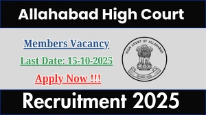 Allahabad High Court Members Recruitment 2025 - Apply Offline by Oct 15 Allahabad High Court Members Recruitment 2025 - Apply Offline by Oct 15