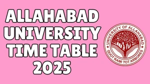Allahabad University Time Table 2025 Announced For M.B.A and M.Com @ allduniv.ac.in Details Here