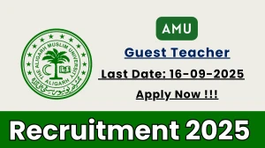 AMU Guest Teacher Recruitment 2025 - Apply Online by Sep 16 AMU Guest Teacher Recruitment 2025 - Apply Online by Sep 16