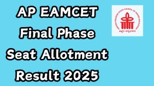 AP EAMCET Final Phase Seat Allotment Result 2025 Out Today at eapcet-sche.aptonline.in Direct Link to Download Result