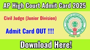 AP High Court Civil Judge (Junior Division) Admit Card 2025 OUT Download Hall Ticket at aphc.gov.in AP High Court Civil Judge (Junior Division) Admit Card 2025 OUT Download Hall Ticket at aphc.gov.in
