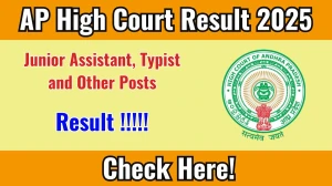 AP High Court Result 2025 at aphc.gov.in – Junior Assistant, Typist and Other Posts Direct Link to Download Result PDF Here
