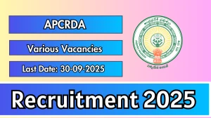 APCRDA Recruitment 2025 - Apply Online for 05 Team Leader, MIS Operator and More Posts APCRDA Recruitment 2025 - Apply Online for 05 Team Leader, MIS Operator and More Posts
