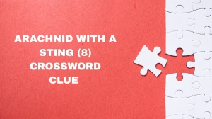 Arachnid with a sting Crossword Clue Irish Daily Mail Quick 8 letters Answer