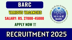BARC Recruitment 2025 – Walk in for 02 Scientific Assistant, X Ray Technician Posts BARC Recruitment 2025 – Walk in for 02 Scientific Assistant, X Ray Technician Posts