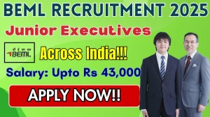 BEML Junior Executives Recruitment 2025 - Apply Online for 119 Posts by Sep 26