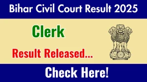 Bihar Civil Court Clerk Result 2025 Out at patna.dcourts.gov.in, Direct Link to Download Result PDF Here Bihar Civil Court Clerk Result 2025 Out at patna.dcourts.gov.in, Direct Link to Download Result PDF Here