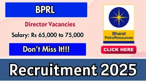 BPRL Director Recruitment 2025 - Apply Online