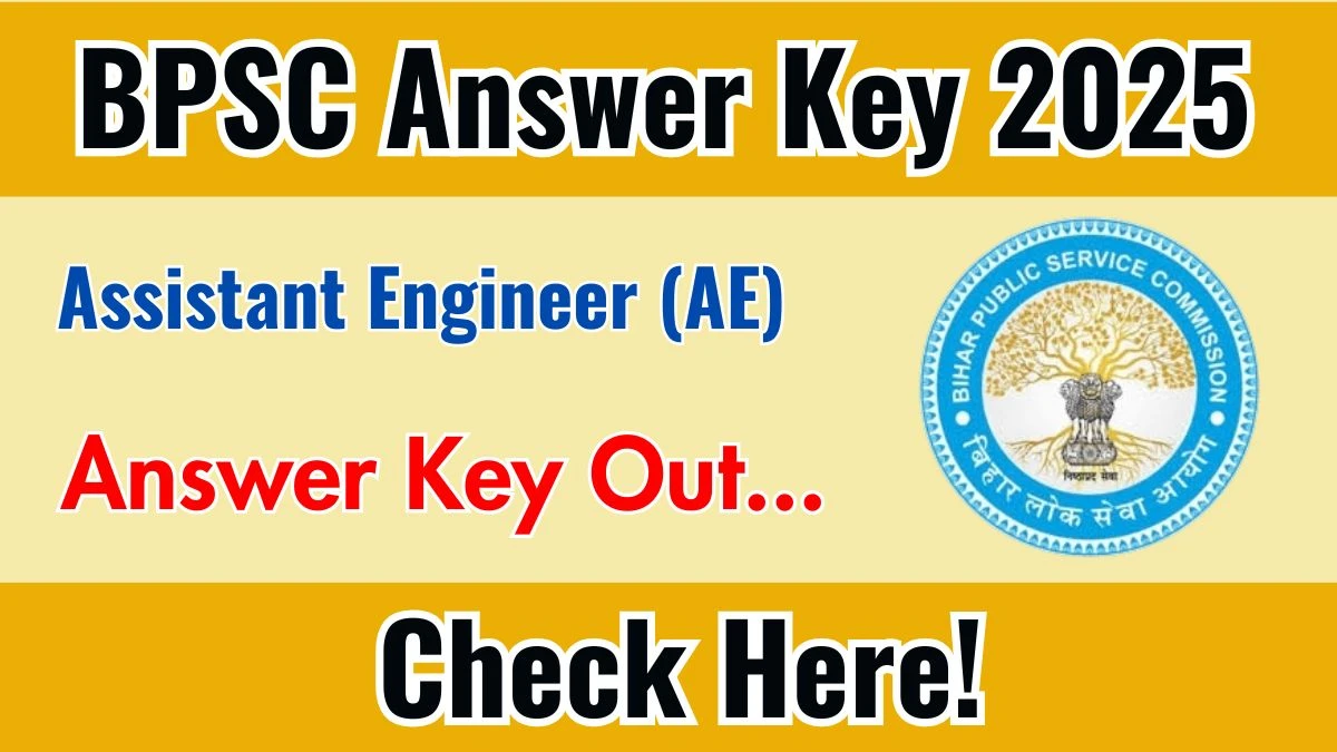 BPSC Assistant Engineer (AE) Final Answer Key 2025 – Download at bpsc.bih.nic.in