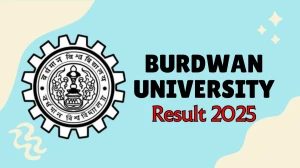 Burdwan University Result 2025 Out at buruniv.ac.in Direct Link to Download 3rd, 4th Sem Result