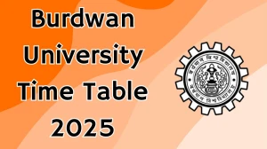 Burdwan University Time Table 2025 Announced For P.G @ buruniv.ac.in Details Here