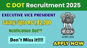 C DOT Executive Vice President Recruitment 2025 - Apply Offline