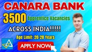 Canara Bank Apprentice Recruitment 2025 - Apply Online for 3500 Posts by Oct 12 Canara Bank Apprentice Recruitment 2025 - Apply Online for 3500 Posts by Oct 12