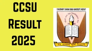 CCSU Result 2025 Released at ccsuniversity.ac.in Direct Link to Download 1st, 2nd, 3rd and 4th Semester Result