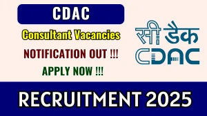 CDAC Consultant Recruitment 2025 - Apply Online CDAC Consultant Recruitment 2025 - Apply Online