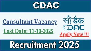 CDAC Consultant Recruitment 2025 - Apply Online