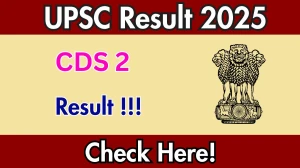 CDS 2 2025 Result Notification – Download PDF Soon CDS 2 2025 Result Notification – Download PDF Soon