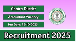 Chatra District Accountant Recruitment 2025 - Apply Offline
