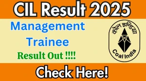 CIL Management Trainee Result 2025 Out at coalindia.in, Direct Link to Download Result PDF Here