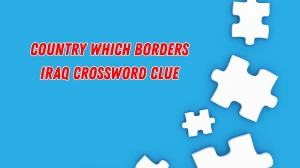 Country which borders Iraq Crossword Clue Irish Daily Mail Quick 4 letters Answer