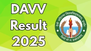DAVV Result 2025 Out at dauniv.ac.in Direct Link to Download 2nd and 9th Semester Result