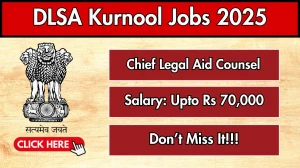 DLSA Kurnool Chief Legal Aid Counsel Recruitment 2025 - Apply Offline for 01 Posts by Sep 26