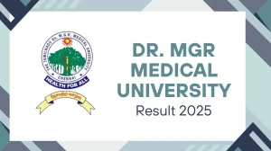 Dr. MGR Medical University Result 2025 Out at tnmgrmuexam.ac.in Direct Link to Download 1st Sem Result