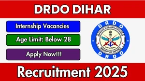 DRDO DIHAR Internship Recruitment 2025 - Apply Offline for 03 Posts by Oct 6