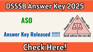 DSSSB ASO Answer Key 2025 Out – Download at dsssb.delhi.gov.in DSSSB ASO Answer Key 2025 Out – Download at dsssb.delhi.gov.in