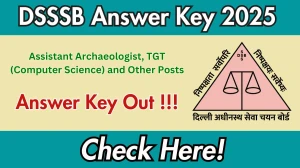 DSSSB TGT (Natural Science) Answer Key 2025 Released – Download at dsssb.delhi.gov.in