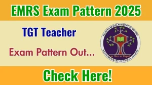 EMRS TGT Exam Pattern 2025