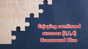 Enjoying continued success Crossword Clue Irish Daily Mail Quick (2,1,4) letters Answer