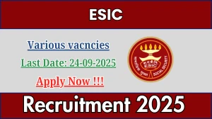 ESIC Recruitment 2025 - Apply Offline for 37 Contractual Specialists, Senior Residents and More Posts by Sep24