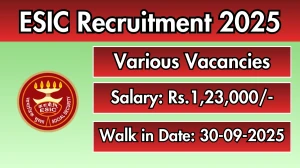 ESIC Recruitment 2025 – Walk in for 13 Specialists, PGMO and More Posts ESIC Recruitment 2025 – Walk in for 13 Specialists, PGMO and More Posts