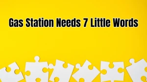 Gas Station Needs 7 Little Words 5 letters Answer